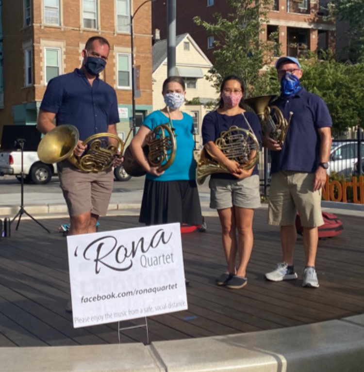 ‘Rona Quartet on the North Center Stage